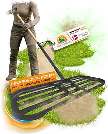 Rasenrakel mit runden Ecken von WISEandGREEN |