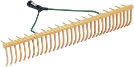 Rasenrechen Rasenrechen einseitig mit 32 gebogenen 