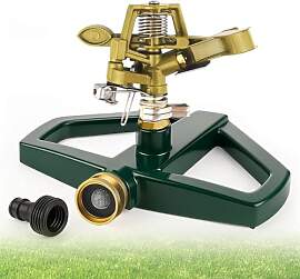 Rasensprenger mit Metallsockel,