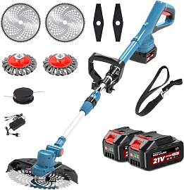 Rasentrimmer für Makita-Akkus mit 4 Klingentypen, 