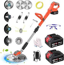 Rasentrimmer mit Akku 2x3.0Ah Batterie und
