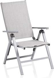 RASMUS Multipositionssessel Aluminium silber /