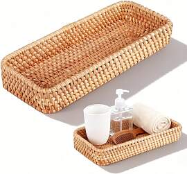 Rattan Brotkorb Rechteckig Brotkorb Geflochten