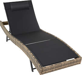 Rattan Sonnenliege Moana - natur