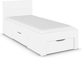 Rauch Flexx Bett mit Unterbau, Holz, alpinweiß,