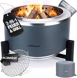 Rauchfreie Edelstahl Feuerschale Ø 56 cm|