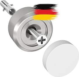 Raumhero Türstopper Wand Edelstahl (1x)