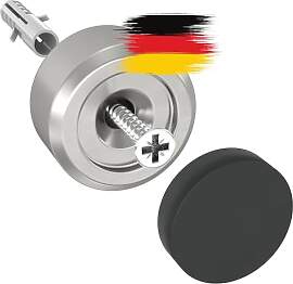 Raumhero Türstopper Wand Edelstahl (1x)