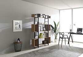 Raumteilerregal MÖBILIA, beige (natur, schwarz),