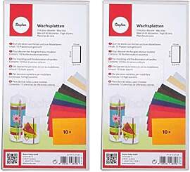 Rayher 3102749 Verzierwachs, Set 10