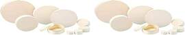 Rayher 62395000 Spandose, mit Deckel, rund, 12 cm