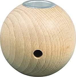 Rayher Kerzenhalter Holzkugel, 7 cm ø,