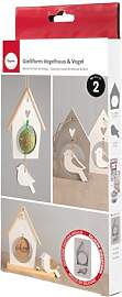 Rayher Silikon Gießform Vogelhaus + Vogel, Form