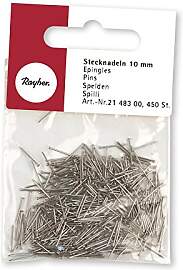 Rayher Stecknadeln mit Kopf, Länge 10 mm,