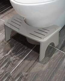 RayLove Physiologischer Toilettenhocker aus Bambus 