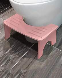 RayLove Physiologischer Toilettenhocker aus Bambus 