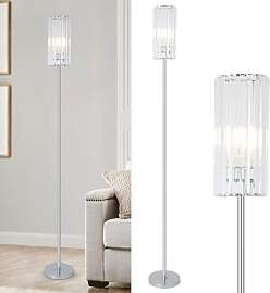 Rayofly Chrom Stehlampe Wohnzimmer, Modern