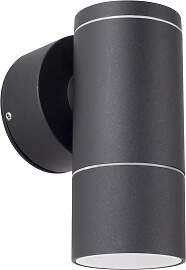 Ray Wandleuchte Schwarz mit LED