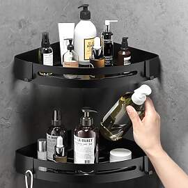 RCQD Duschablage Ohne Bohren, Badezimmer Regal mit 