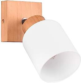 Reality Leuchten Strahler Assam R81111030, Holz