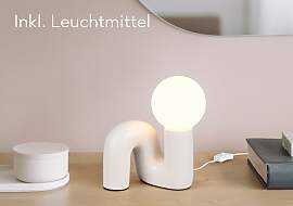 REALITY LEUCHTEN Tischleuchte "QUINN, Keramik 