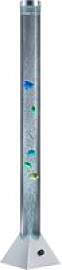Reality Stehlampe Motion transparent silber