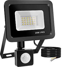 Realky LED Strahler mit Bewegungsmelder, 20W