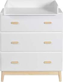 Rebecca Mobili Wickeltisch mit Schubladen, Möbel