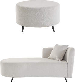 Recamiere HOME AFFAIRE "Hulby", beige