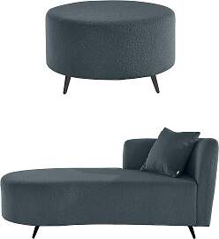 Recamiere HOME AFFAIRE "Hulby", blau