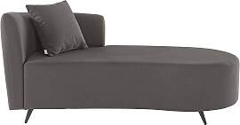 Recamiere HOME AFFAIRE "Hulby", grau