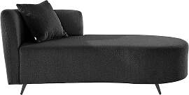 Recamiere HOME AFFAIRE "Hulby", schwarz, 