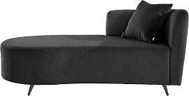 Recamiere HOME AFFAIRE "Hulby", schwarz, 