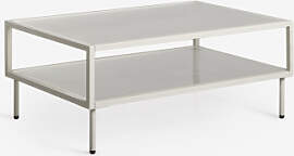 Rechteckiger Couchtisch 90x60 Cm Aus Stahl Und