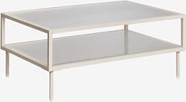 Rechteckiger Couchtisch 90x60 Cm Aus Stahl Und