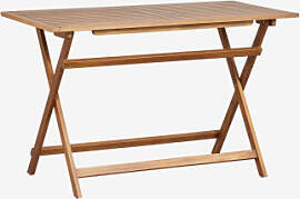 Rechteckiger Gartentisch 120x60 Cm Klappbar Aus