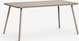 Rechteckiger Gartentisch 160x90 Cm Aus Arhiza-glas 