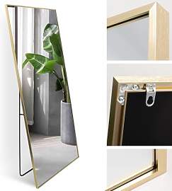 Rechteckiger großer Ganzkörper Standspiegel