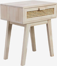 Rechteckiger Nachttisch 45x30 Cm Mit Schublade Aus 