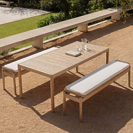 Rechteckiger Tisch-set 180x90 Cm Und 2