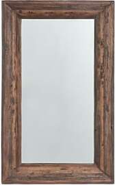 Rechteckiger Wandspiegel Aus Recyceltem Holz