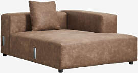 Rechtes Chaiselongue-modul Mit Kissen Für Das