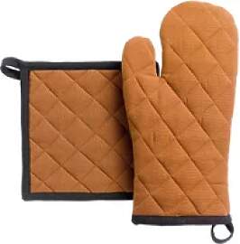 Recyceltes Kochhandschuh- und Topfhandschuhset