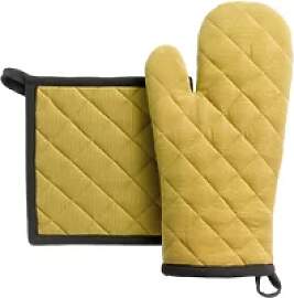 Recyceltes Kochhandschuh- und Topfhandschuhset