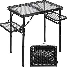 REDCAMP Tragbarer Campingtisch Klapptisch mit 4