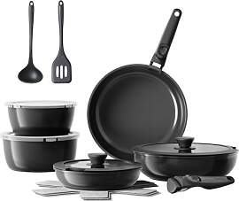 Redchef Topfsets Pfannenset, 16-Teilig mit