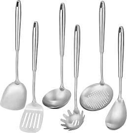 Refein Edelstahl Küchenutensilien Set 6 Teilige,