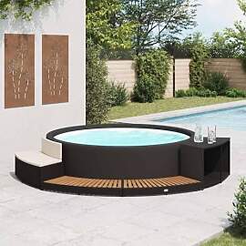 Refined Akazienholz Whirlpool Umrandung