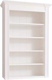 Regal-Aufsatz im Landhausstil altweiß