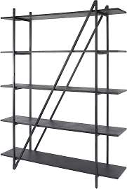Regal Pouv Metall-Optik, modern und robust mit 5